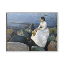 Summer night, Inger on the beach (1889) by Edvard Munch - NOMADEN ART GALLERY