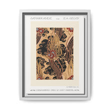 Flower pattern Art Deco stencil print in oriental style. Original from our own 1914 edition of Samarkande - NOMADEN ART GALLERY