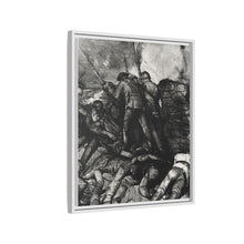 The charge, right detail, second state (1918) print in high resolution by George Wesley Bellows