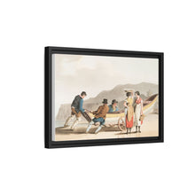 Illustration of fishermen from The Costume of Yorkshire (1814) by George Walker