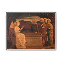 The women at the grave of Christ: anangel tells them that he is risen. Colour lithograph by M. and N. Hanhart after J.E. Goodall after Fra Angelico. - NOMADEN ART GALLERY