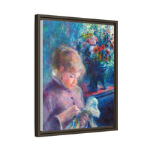Mujer joven cosiendo (1879) de Pierre-Auguste Renoir.