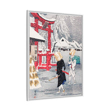 Impresión en alta resolución de Okabe en la nieve (ca. 1925-1926) de Hiroaki Takahashi 