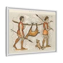 Hunter-Gatherer Mosaic: Vintage Encyclopaedia Art (1891)