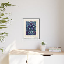 Flower pattern Art Deco stencil print in oriental style