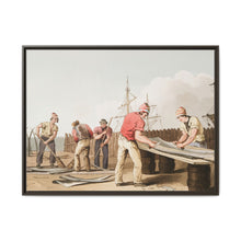 Illustration of whalebone scrapers from The Costume of Yorkshire (1814) by George Walker - NOMADEN ART GALLERY