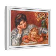 Lección de escritura (La Leçon d'écriture) (1905) de Pierre-Auguste Renoir. 