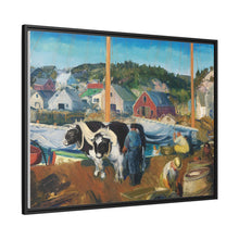 Ox Team, Wharf at Matinicus (1916)