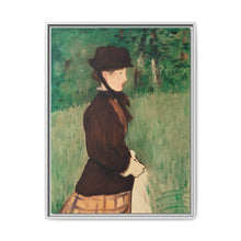 Young Woman in a Garden (Jeune femme dans un jardin), (1879) by Édouard Manet - NOMADEN ART GALLERY