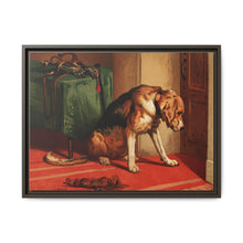 Suspense (1877) by sir Edwin Landseer, a Victorian bloodhound mastiff waiting. - NOMADEN ART GALLERY