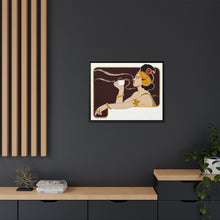 Poster showing woman holding up glass of coffee (Rajah brand) (1897) chromolithograph by Henri Meunier.