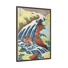 Katsushika Hokusai (1760-1849). Waterfall where Yoshitsune Washed his Horse, Yoshino, Yamato Province. Original from The Los Angeles County Museum of Art.
