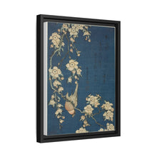 Hokusai's Bullfinch and weeping cherry blossoms. Original from The Art Institute of Chicago. - NOMADEN ART GALLERY
