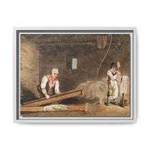 Illustration of line swinglers from The Costume of Yorkshire (1814) by George Walker - NOMADEN ART GALLERY