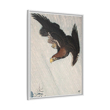 Eagle Flying in Snow (1933) by Ohara Koson