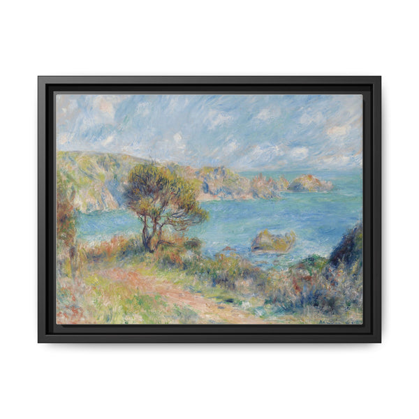 View at Guernsey (1883) painting in high resolution by Pierre-Auguste Renoir - NOMADEN ART GALLERY