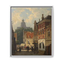 Dutch Street Scene (c. 1850–55) by Cornelis Springer - NOMADEN ART GALLERY