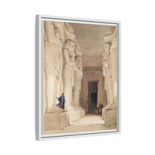 Excavated Temple of Gyrshe (Gerf Hussein) Nubia illustration by David Roberts (1796–1864)
