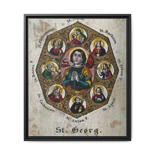 Saint George and Saint Antony of Padua, Saint Catherine of Alexandria, Saint Peter the Apostle, Saint Philomena, Saint Anne, Saint Barbara, Saint John the Baptist and Saint Agnes - NOMADEN ART GALLERY