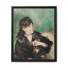 Portrait of Berthe Morisot with a Fan (1874) by Édouard Manet. - NOMADEN ART GALLERY