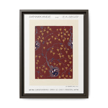 Art Nouveau Flower pattern pochoir print in oriental style. Original from our own 1914 edition of Samarkande - NOMADEN ART GALLERY
