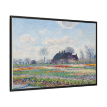 Claude Monet's Tulip Fields at Sassenheim (1886). Original from the Sterling and Francine Clark Art Institute. - NOMADEN ART GALLERY