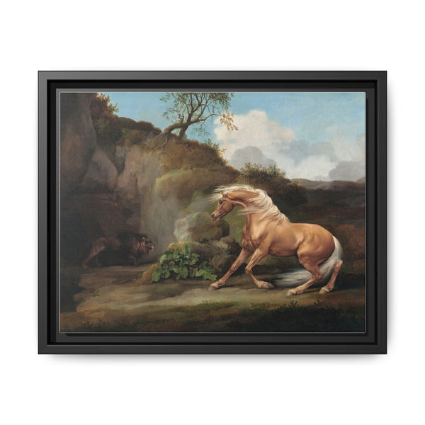 Horse Frightened by a Lion (1762–1768) by George Stubbs - NOMADEN ART GALLERY