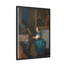 La joven sentada ante un virginal, de Johannes Vermeer (ca. 1670-1672) 