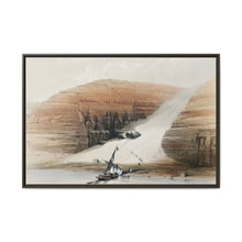 Excavated temples of Aboosimble (Abu Sunbul) Nubia illustration by David Roberts (1796–1864) - NOMADEN ART GALLERY