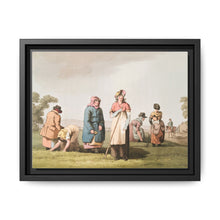 Illustration of riding the stang from The Costume of Yorkshire (1814) by George Walker - NOMADEN ART GALLERY