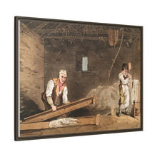 Illustration of line swinglers from The Costume of Yorkshire (1814) by George Walker
