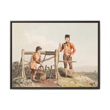 Illustration of the ruddle pit from The Costume of Yorkshire (1814) by George Walker - NOMADEN ART GALLERY