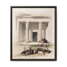 Entrance to the caves of Beni Hasan illustration by David Roberts (1796–1864) - NOMADEN ART GALLERY