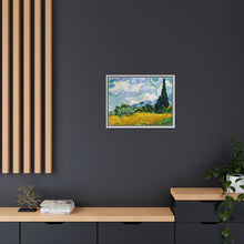 Vincent Van Gogh's Wheat Field with Cypresses (1889). Famous painting, original from the MET Museum - NOMADEN ART GALLERY