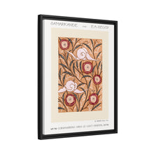 Impresión de plantilla con patrón floral Art Nouveau de estilo oriental