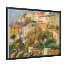 Casas en una colina (Groupe de maisons sur un coteau) de Pierre Auguste Renoir 
