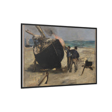 Tarring the Boat (Le Bateau goudronné) de Édouard Manet