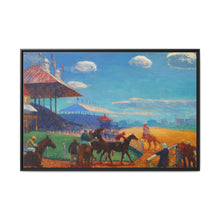 Race Track (1908–1909) vintage painting by William James Glackens - NOMADEN ART GALLERY
