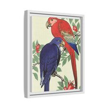 Red and a blue parrot (1925 - 1936) by Ohara Koson