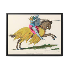 French Knight, 14th Century: Vintage Equestrian Art by Paul Mercuri (1860) - NOMADEN ART GALLERY