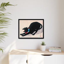 Black Cat Hissing 20th century print in high resolution by Hiroaki Takahashi
