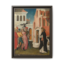 Saint Peter Martyr Exorcizing a Woman Possessed by a Devil by Antonio Vivarini - NOMADEN ART GALLERY