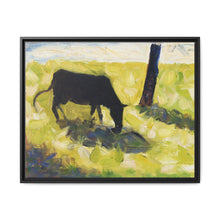Black Cow in a Meadow (ca. 1881) by Georges Seurat - NOMADEN ART GALLERY
