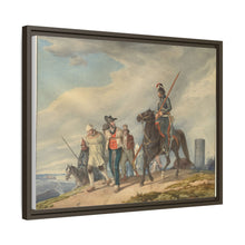 Three Armed Riders Escorting Prisoners near Reims (1825) by Peter von Hess
