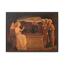 The women at the grave of Christ: anangel tells them that he is risen. Colour lithograph by M. and N. Hanhart after J.E. Goodall after Fra Angelico. - NOMADEN ART GALLERY