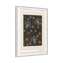 Estampado de pochoir con estampado floral Art Déco de estilo oriental. Original de nuestra edición de Samarkande de 1914.