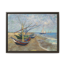 Vincent van Gogh's Fishing Boats on the Beach at Saintes-Maries (1888) - NOMADEN ART GALLERY