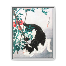 Cat with Tomato Plant (1931) print in high resolution by Hiroaki Takahashi - NOMADEN ART GALLERY