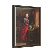 A Cook in a Red Apron in the Inn at Vaugirard (1862) by Léon Bonvin