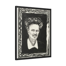 August Strindberg (1896) by Edvard Munch - NOMADEN ART GALLERY